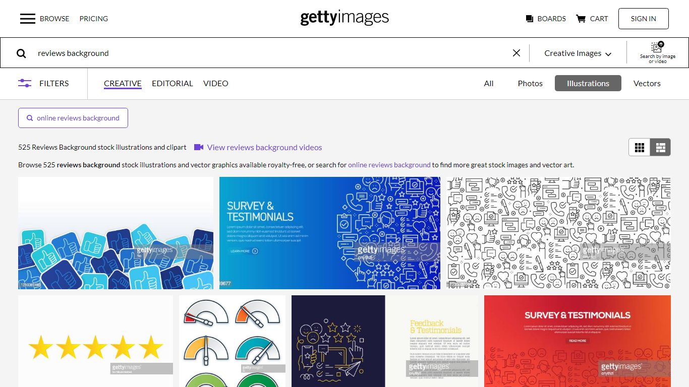 Reviews Background High Res Illustrations - Getty Images